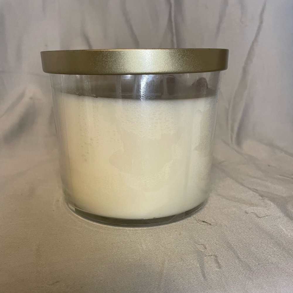 New Threshold Orange Flower Macaron 3 Wick Scented Candle - Picture 3 of 6